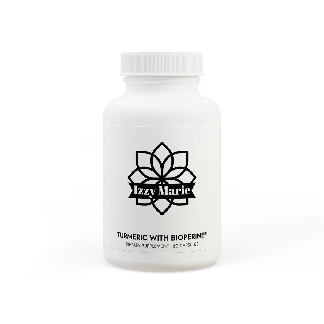 Turmeric with BioPerine® (Black Pepper Fruit Extract) Supplement (60 Capsules)