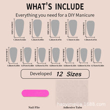 Almond Shaped Gradient Nails