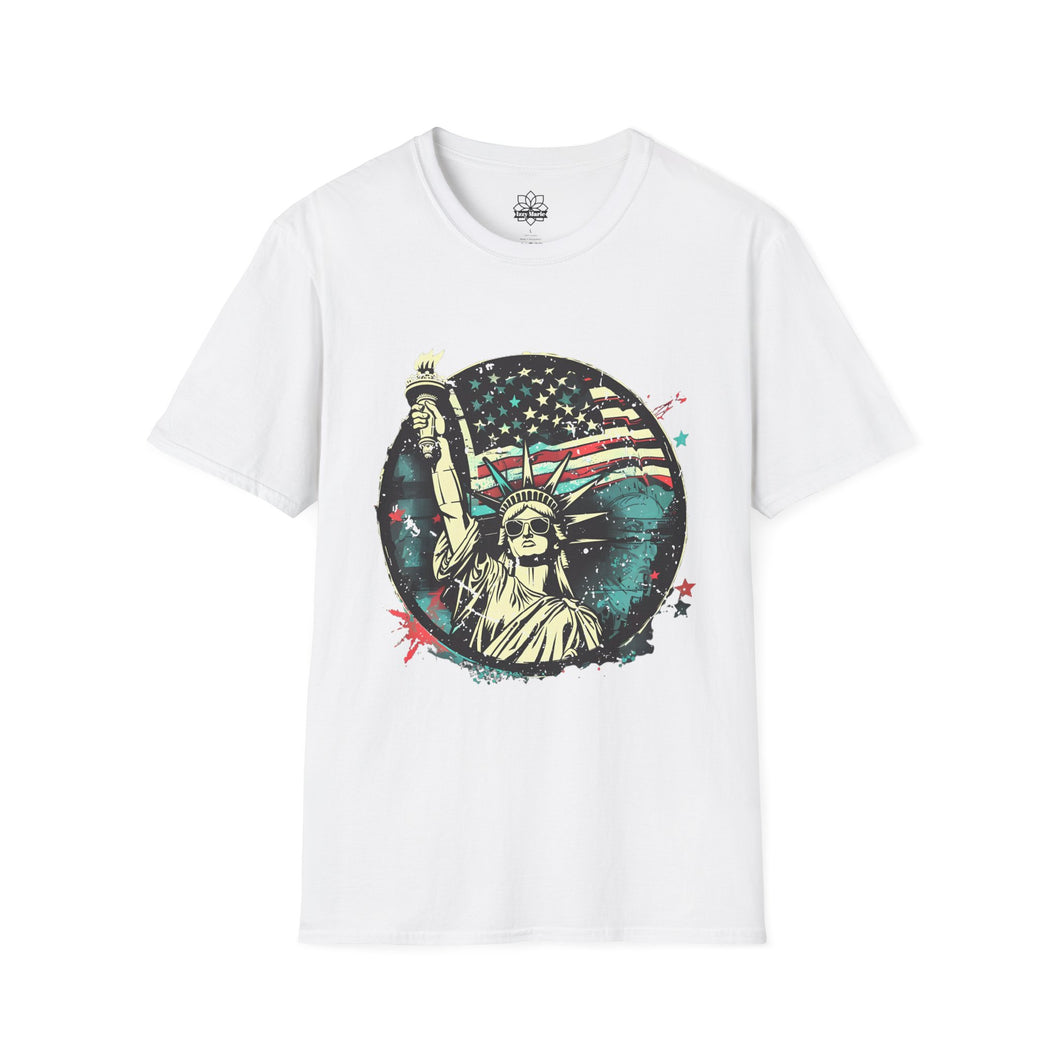 Vintage Statue of Liberty T-Shirt-Unisex