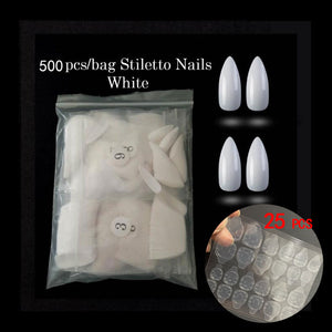 White Nail Tips
