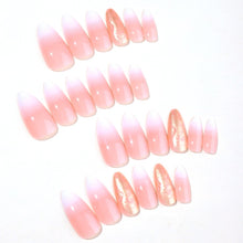 Almond Shaped Gradient Nails