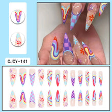 Multi-color Funky Nails