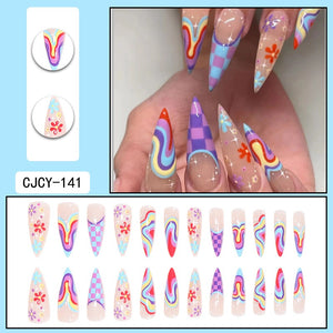 Multi-color Funky Nails
