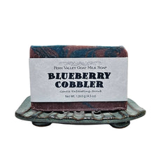 Natural Goat Milk Soap | Exfoliating Scrub | Blueberry Cobbler