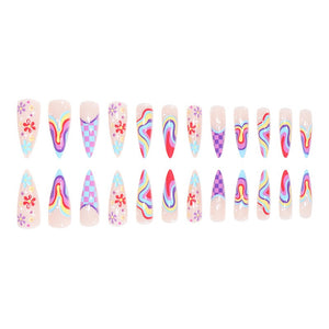 Multi-color Funky Nails